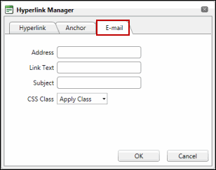 Hyperlink Manager_EmailTab