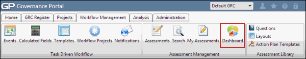 Assessment Dashboard - Navigation