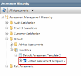 assessment template assmnt created