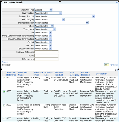 KRIeX Select Search Results